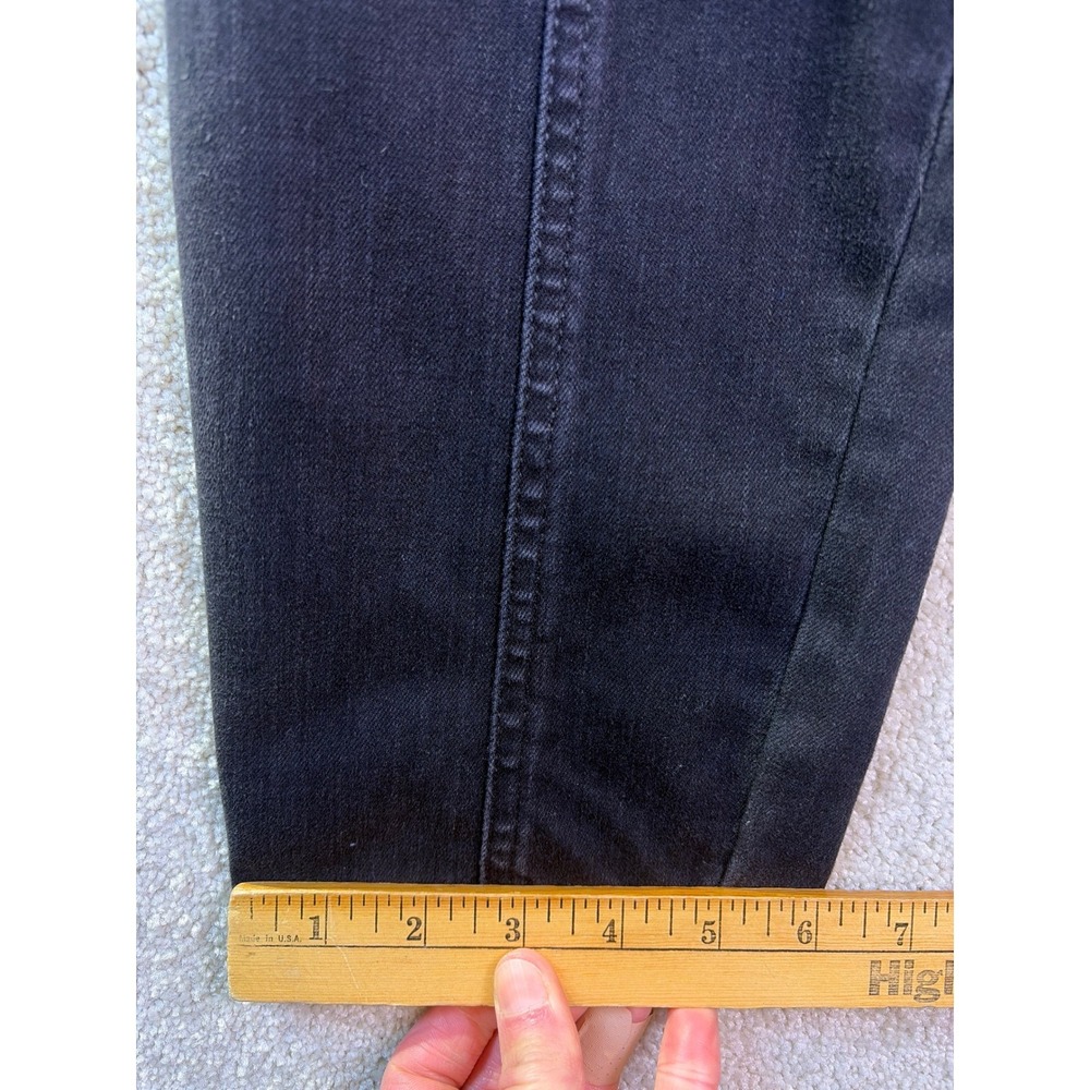Stitch Star Seam Front Pants Women‎ 1X Black High Rise Utility Denim Stretch NEW - Picture 9 of 9